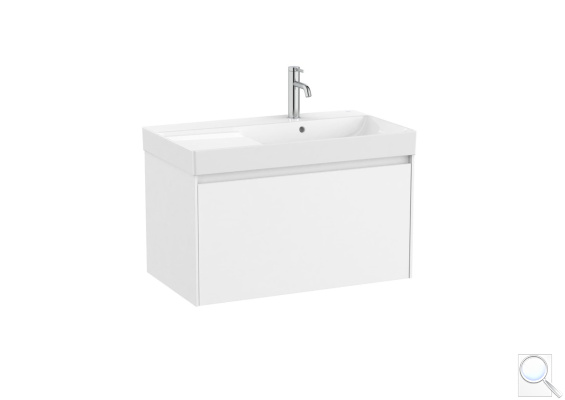 Koupelnová skříňka s umyvadlem Roca ONA 80x50,5x46 cm bílá mat ONA801ZBMP. obr. 1