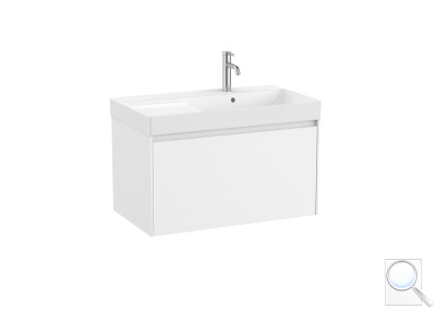 Koupelnová skříňka s umyvadlem Roca ONA 80x50,5x46 cm bílá mat ONA801ZBMP. obr. 1
