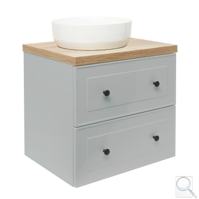 Koupelnová skříňka pod desku Naturel Forli 60x45x46 cm šedá mat FORLI60GMD. obr. 1