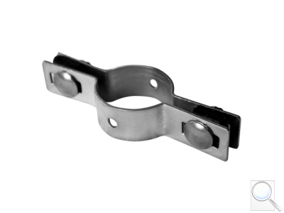 Objímka na panely PILOFOR® pro sloupek průměr 48 mm, Zn, průběžná. 