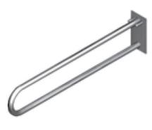 Madlo toaletní sklopné Jika Universum 550 mm, nerez H3897150030001