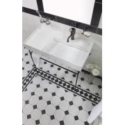 Dlažba Realonda Octagon black roh černá. industrial-koupelna-005&nbsp;