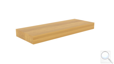 Deska pod umyvadlo Naturel Dolce 120x8x50 cm dub medový mat DO12050DM. obr. 1