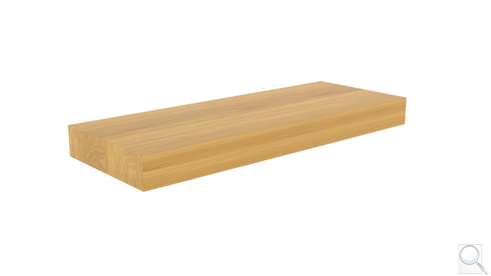 Deska pod umyvadlo Naturel Dolce 120x8x50 cm dub medový mat DO12050DM. obr. 1