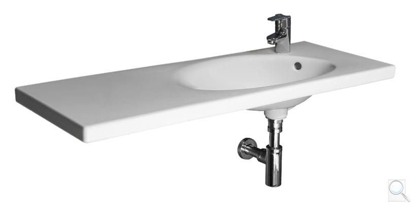 Nábytkové umyvadlo Jika Tigo 100x38,5 cm otvor pro baterii vpravo H8122190001061. 