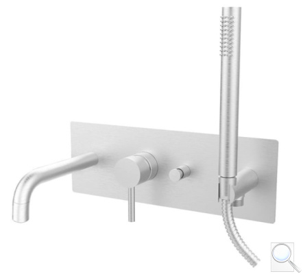 Vanová baterie Paffoni Light včetně podomítkového tělesa nerez LIG001ST. obr. 1