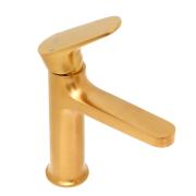 Umyvadlová baterie SAT DARK bez výpusti broušené zlato mat SATBSDA271PBZ. obr. 2&nbsp;