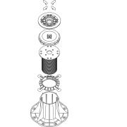 Kyvná hlava Alliq na teleskopické terče PEDall Classiq.