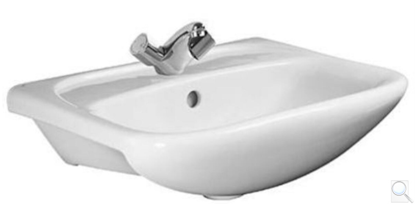 Nábytkové umyvadlo Jika Lyra Plus 65x48 cm otvor pro baterii uprostřed H8143640001041. obr. 1