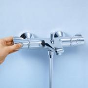 Termostat Grohe Grohtherm 800 s termostatickou baterií 150 mm chrom 34567000 (obr. 5)