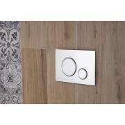 Ovládací tlačítko SAT plast chrom mat SATAT71. obr. 2&nbsp;