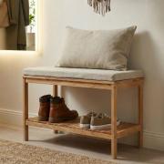 Lavice Naturel Home 78x47x37 cm ořech mat HOMELAV. &nbsp;(5)