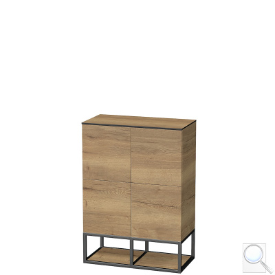 Koupelnová skříňka nízká Naturel Oxo 70x99x35 cm dub halifax OXO70994Z. 