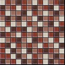 Skleněná mozaika Premium Mosaic hnědá