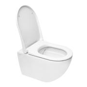 WC závěsné VitrA S60 bílé včetně sedátka softclose Duroplast, zadní odpad 7510-003-6288. obr. 2&nbsp;