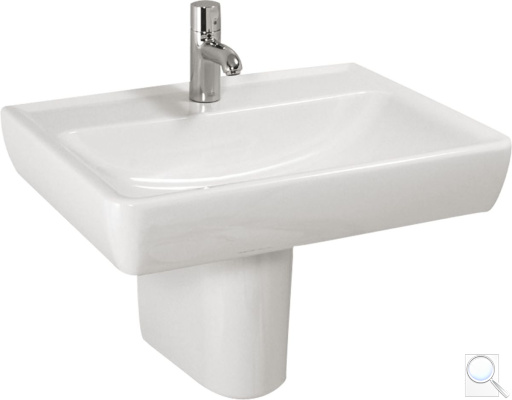 Umyvadlo Laufen Pro 55x48 cm otvor pro baterii uprostřed H8189510001041. obr. 1