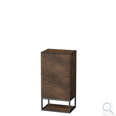 Koupelnová skříňka nízká Naturel Oxo 50x99x35 cm měď mat OXO50992ZM. obr. 1
