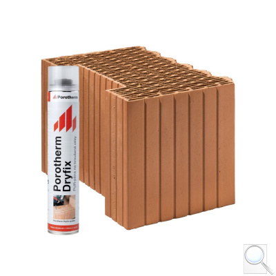 Cihla Porotherm 38 EKO+ Profi Dryfix K - Tepelněizolační broušená. obr. 1