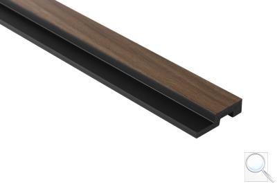 Obkladová lamela pravé ukončení Fineza Slat Medium Dark oak hnědá