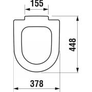 WC sedátko Jika Deep duroplast bílá H8932823000001 (obr. 2)