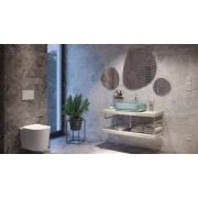 Umyvadlo na desku SAT Infinitio 50x39 cm zelená mat bez přepadu SATINF5039LGEM. obr. 6&nbsp;