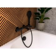 Vanová baterie SAT Infinitio bez sprchového setu 150 mm černá matná SATBSINF222C. (2)