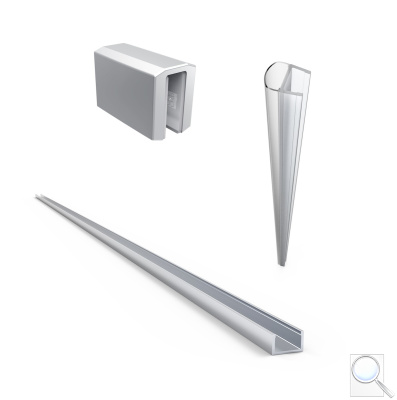 Pantový set pro Walk-In SAT Walk-In, chrom SATWIPANT.