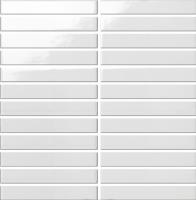 Keramická mozaika Premium Mosaic Kit Kat white bílá