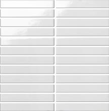 Keramická mozaika Premium Mosaic Kit Kat white bílá