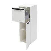 Koupelnová skříňka nízká Naturel Nobia 30x86x35 cm bílá lesk pravá nebo levá. obr. 3&nbsp;