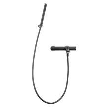 Vanová baterie Paffoni Light se sprchovým setem 150 mm černá mat LIG023NO