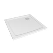 Sprchová vanička čtvercová SAT Brevis 80x80 cm litý mramor bílá SATSVRBRE80Q. obr. 3 