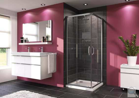 Sprchový kout Huppe Next čtverec 80x80, 90x90, 100x100 cm. 