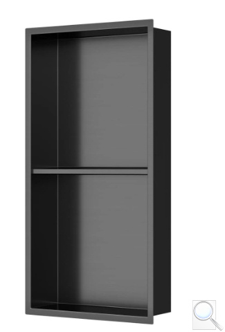 Vestavná polička SAT Aurum gun metal 33x63 cm SATAURN6030SBGM. obr. 1