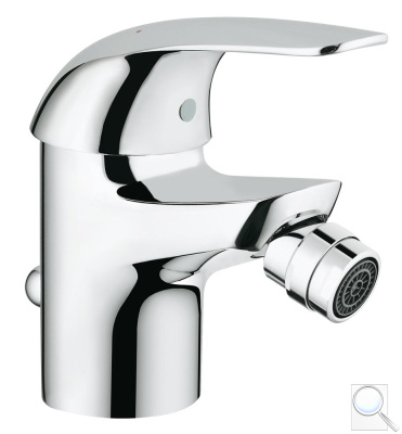 Bidetová baterie Grohe Euroeco s výpustí chrom 23263000. obr. 1
