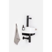 Umývátko Ravak Yard 28x12,5x28 cm s černou konzolí X000001524. obr. 4&nbsp;