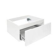 Koupelnová skříňka s umyvadlem SAT Evolution 78x30x44,8 cm bílá mat SATEVO80WMU2. obr. 5 