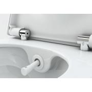 WC s bidetem závěsné TECE TECEone bílá 9700200. obr. 5 
