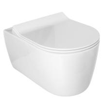 WC závěsné Glacera Alfa zadní odpad bílá AL010