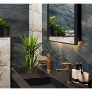 Dvojumyvadlo SAT Infinitio 120,4x46,5 cm černá mat dva otvory pro baterii SATINF212046BKM. obr. 5&nbsp;