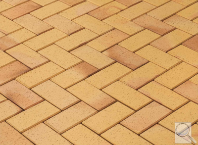 Zámková dlažba Plauen. Plauen, cihlová dlažba