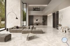 Dekor Emil Matera Stone white béžová - 