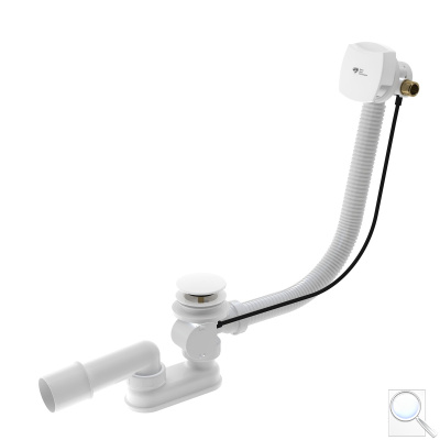 Vanový automat 52 mm DN40/DN50 SAT bílý lesk kov SATAVAP0. obr. 1