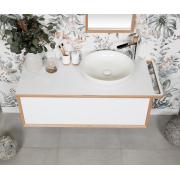 Koupelnová skříňka pod umyvadlo Naturel Oxo Multi 70x39x50 cm, 90x39x50 cm, 110x39x50 cm bílá mat. obr. 7