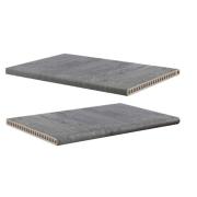 Bazénová hrana Exagres Opera iron šedá.