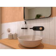 Umyvadlová baterie SAT Fusion včetně podomítkového tělesa páka světlé dřevo SATBSFU101DSC. obr. 12