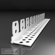 Profily z PVC - Klenbový roh PVC a Lemovací profil