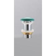 Průtočný umyvadlový vtok SAT Infinito 5/4" mat. zelený&nbsp;