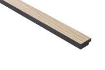 Obkladová lamela levé ukončení Fineza Slat Medium Light oak béžová