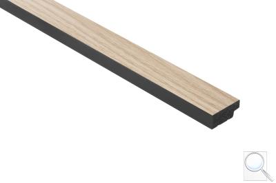 Obkladová lamela levé ukončení Fineza Slat Medium Light oak béžová